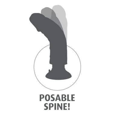 Dildo Vibrante Realistico King Cock Impermeabile e Flessibile